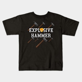 Explosive Hammer Logo Kids T-Shirt